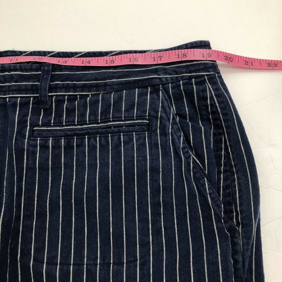 Lauren Jean Co. Ralph Lauren Pin Striped Wide-Leg Jeans 16 - Picture 5 of 12